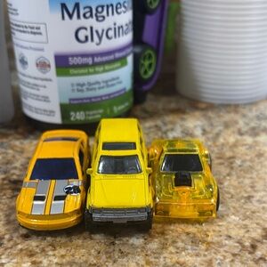 Yellow Kids Toy Car Set - 3-Piece Pack
